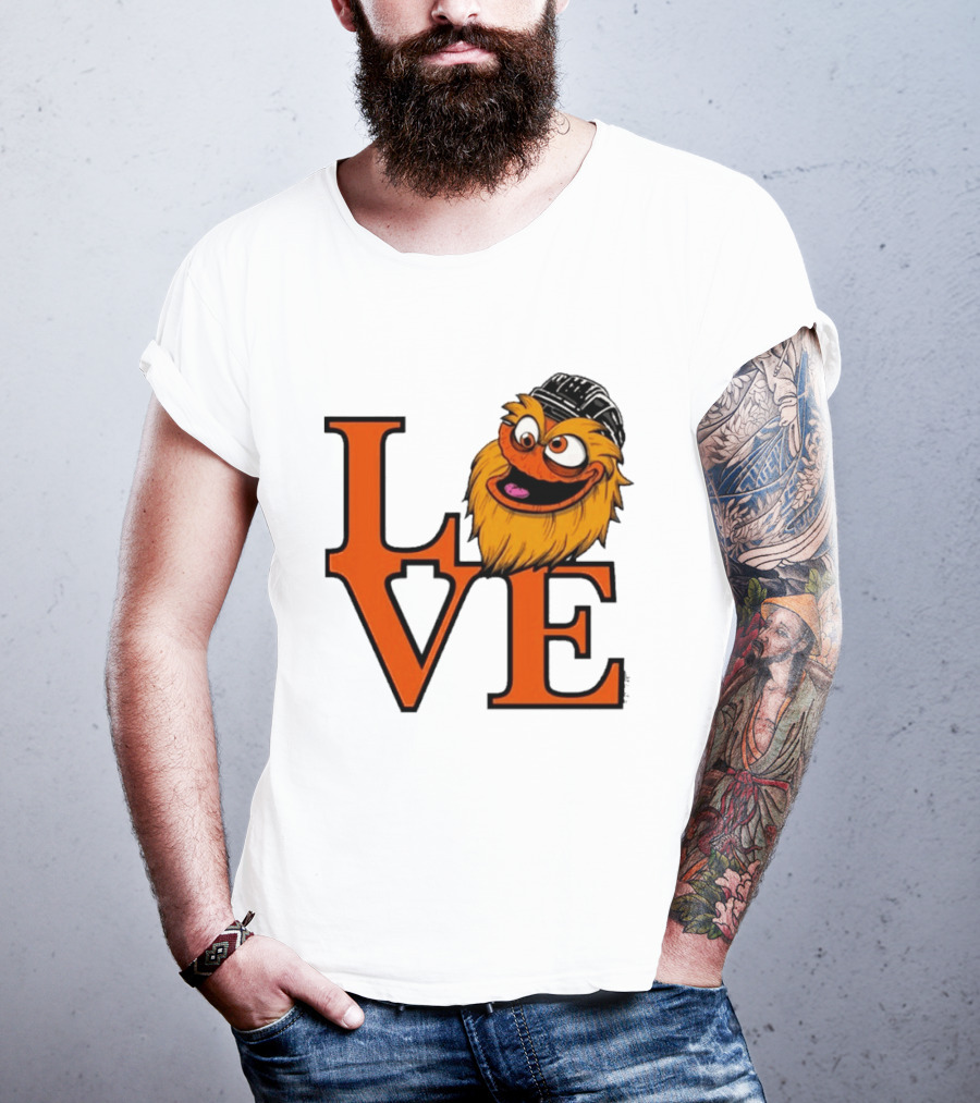 Philadelphia Flyers Gritty Love NHL Hockey 2026 T-Shirt