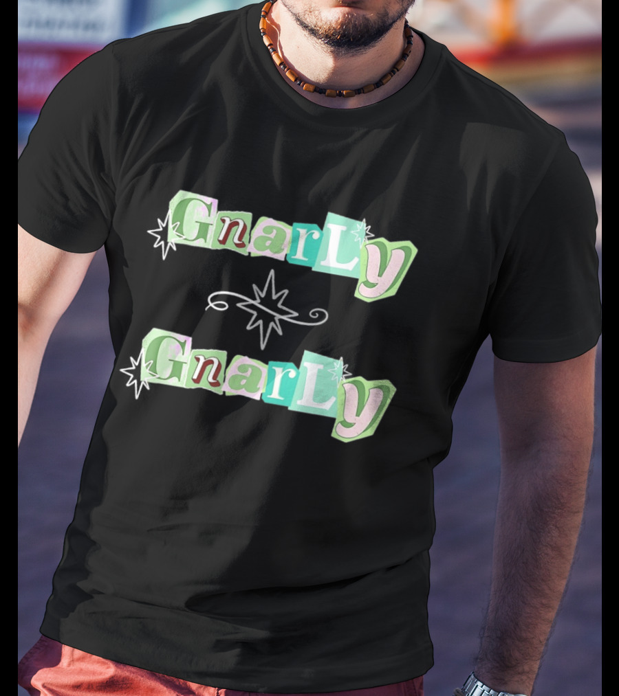 Gnarly Y2K Aesthetic Katseye Collage T-Shirt