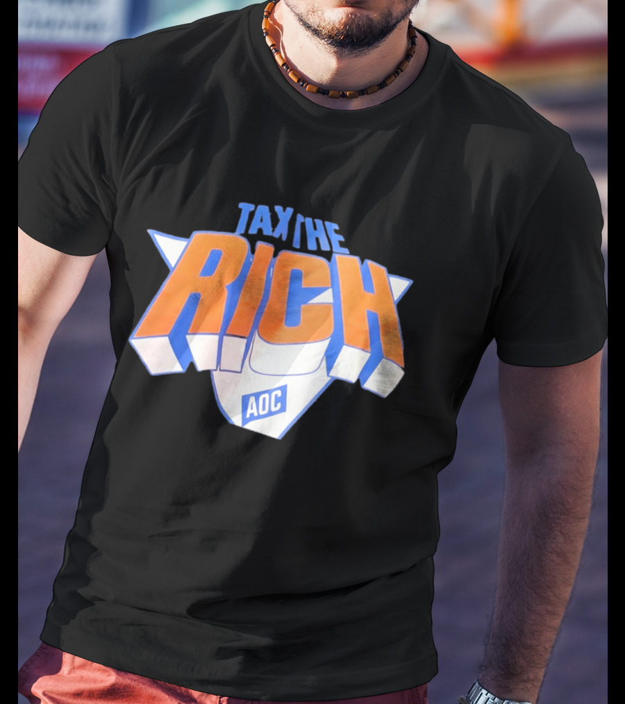 Tax The Rich AOC New York Knicks T-Shirt