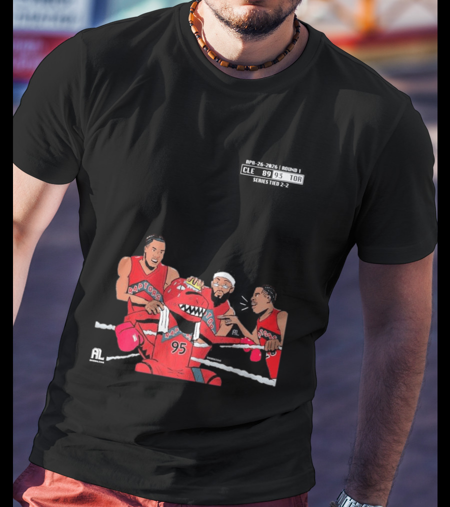 A Sketch After Every Raptors Game This Season 2026 Toronto Basketball Team Celebrates Victory In Classic Red Jerseys T-Shirt