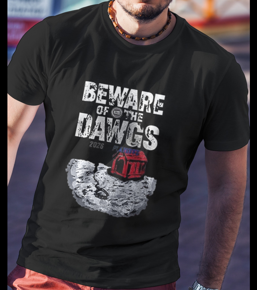 Detroit Pistons Beware Of The Dawgs Nasty Dawgs Rugged Doghouse T-Shirt