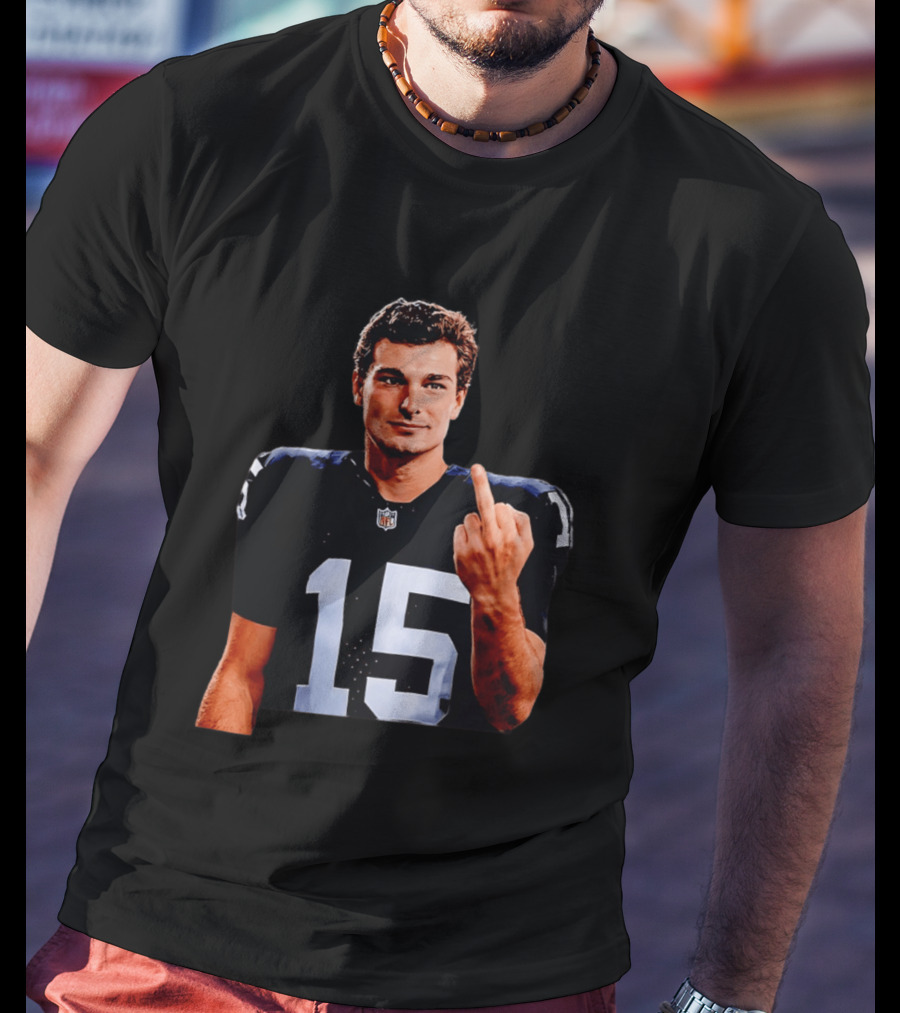 Las Vegas Raiders Fernando Mendoza 2026 Middle Finger Gesture T-Shirt