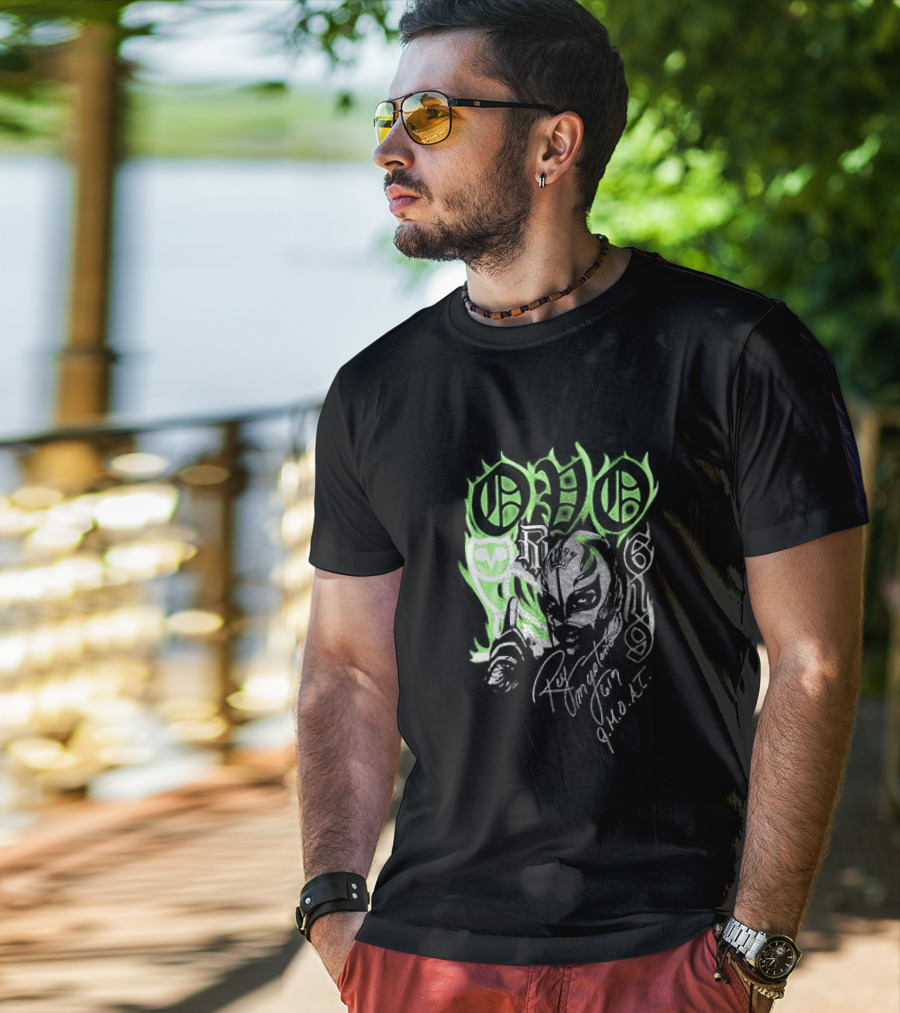 OVO WWE Wrestlemania 42 Las Vegas Rey Mysterio Celebration T-Shirt