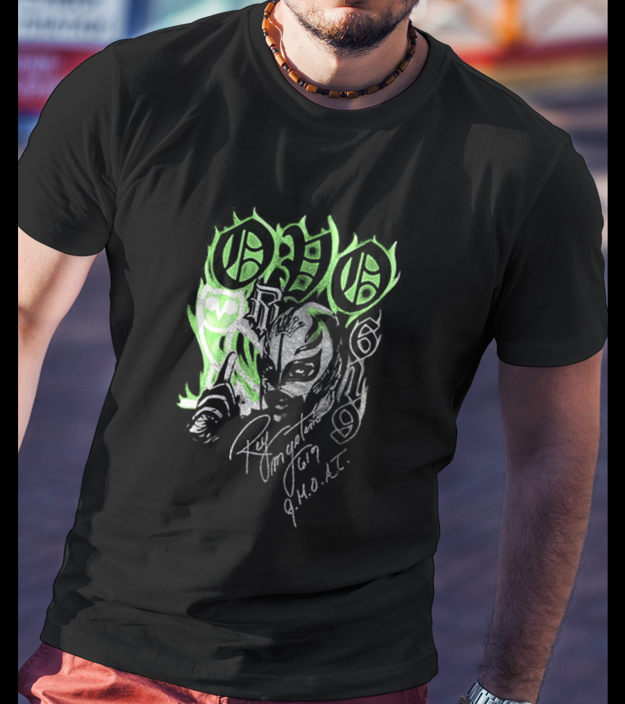 OVO WWE Wrestlemania 42 Las Vegas Rey Mysterio Celebration T-Shirt
