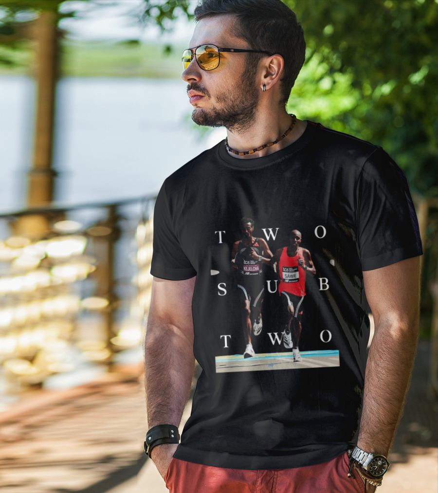 TCS London Marathon Sabastian Sawe Kejelcha Two Sub Two T-Shirt