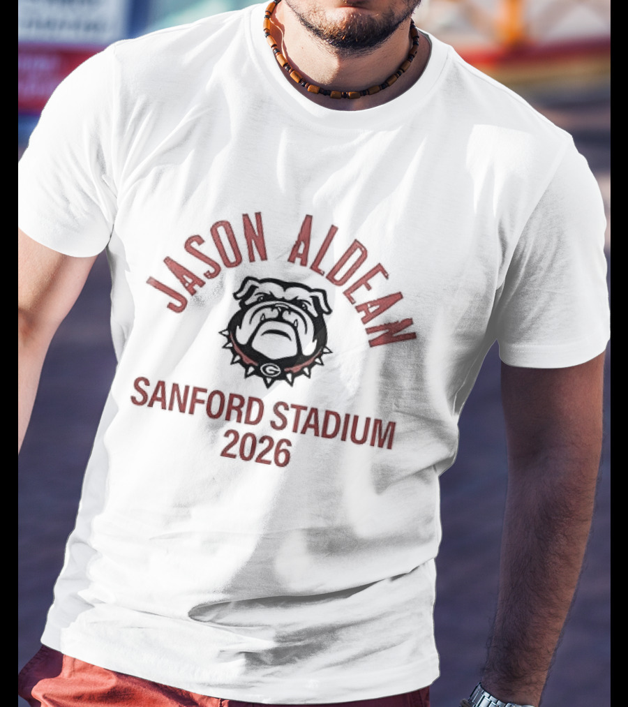 Jason Aldean Sanford Stadium 2026 Bulldog T-Shirt