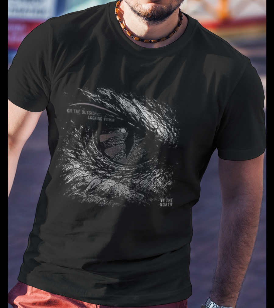 Toronto Raptors On The Outside Looking Within We The North Eye Sketch T-Shirt