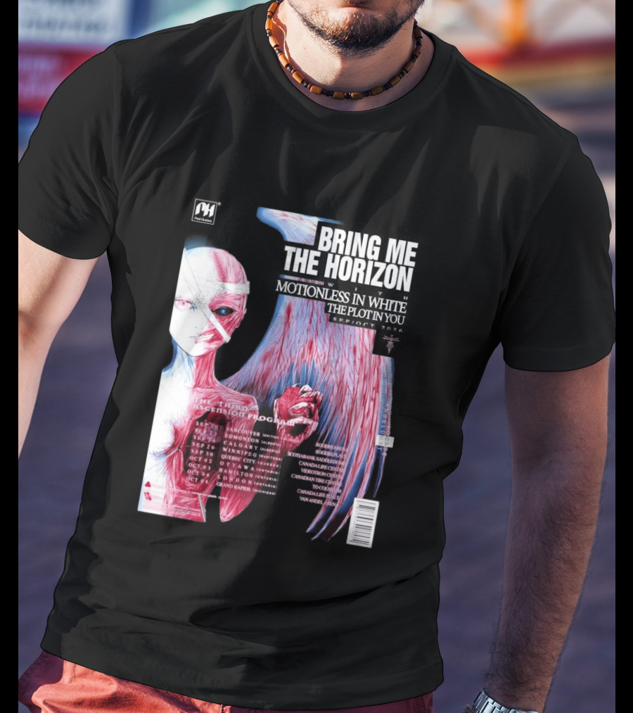 Bring Me The Horizon The Third Ascension Program Fall Tour 2026 Canada Dates T-Shirt