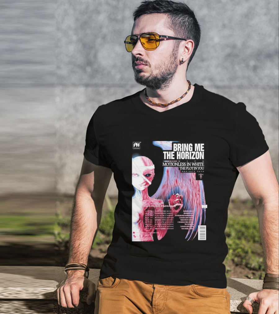 Bring Me The Horizon The Third Ascension Program Fall Tour 2026 Canada Dates T-Shirt