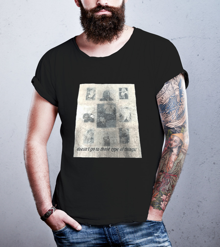 Dir En Grey Kyo Collage Doesn't Go To Those Type Of Things T-Shirt