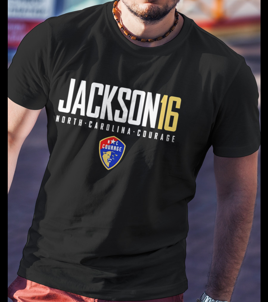 Riley Jackson 16 North Carolina Courage NC Soccer Team T-Shirt