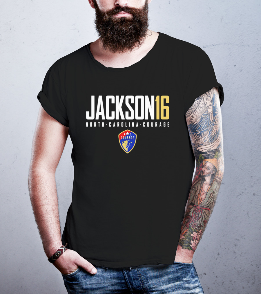 Riley Jackson 16 North Carolina Courage NC Soccer Team T-Shirt