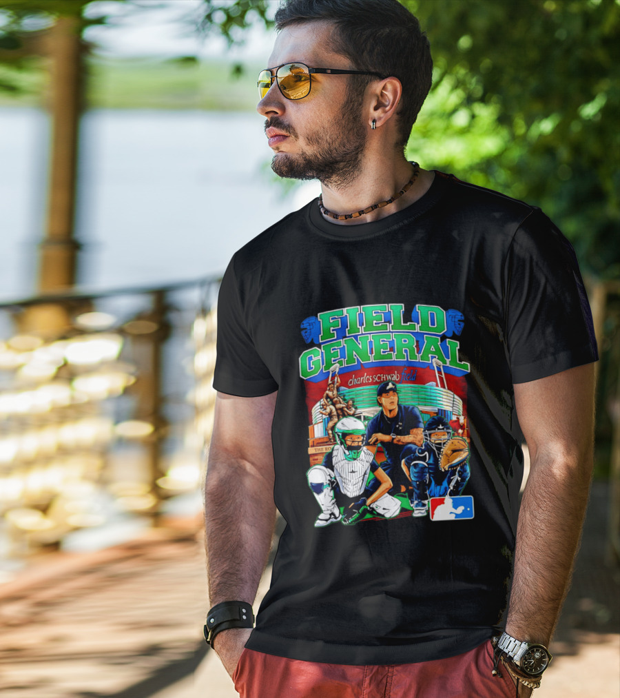 Field General Charles Schwab Field Baseball Player 0002 T-Shirt
