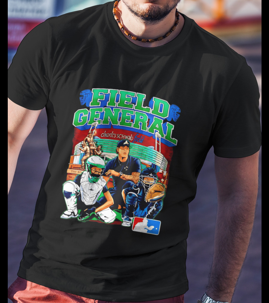 Field General Charles Schwab Field Baseball Player 0002 T-Shirt