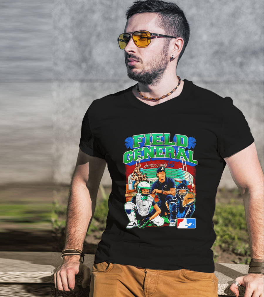 Field General Charles Schwab Field Baseball Player 0002 T-Shirt
