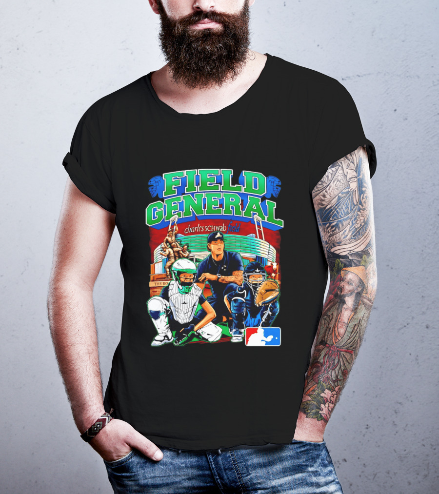 Field General Charles Schwab Field Baseball Player 0002 T-Shirt