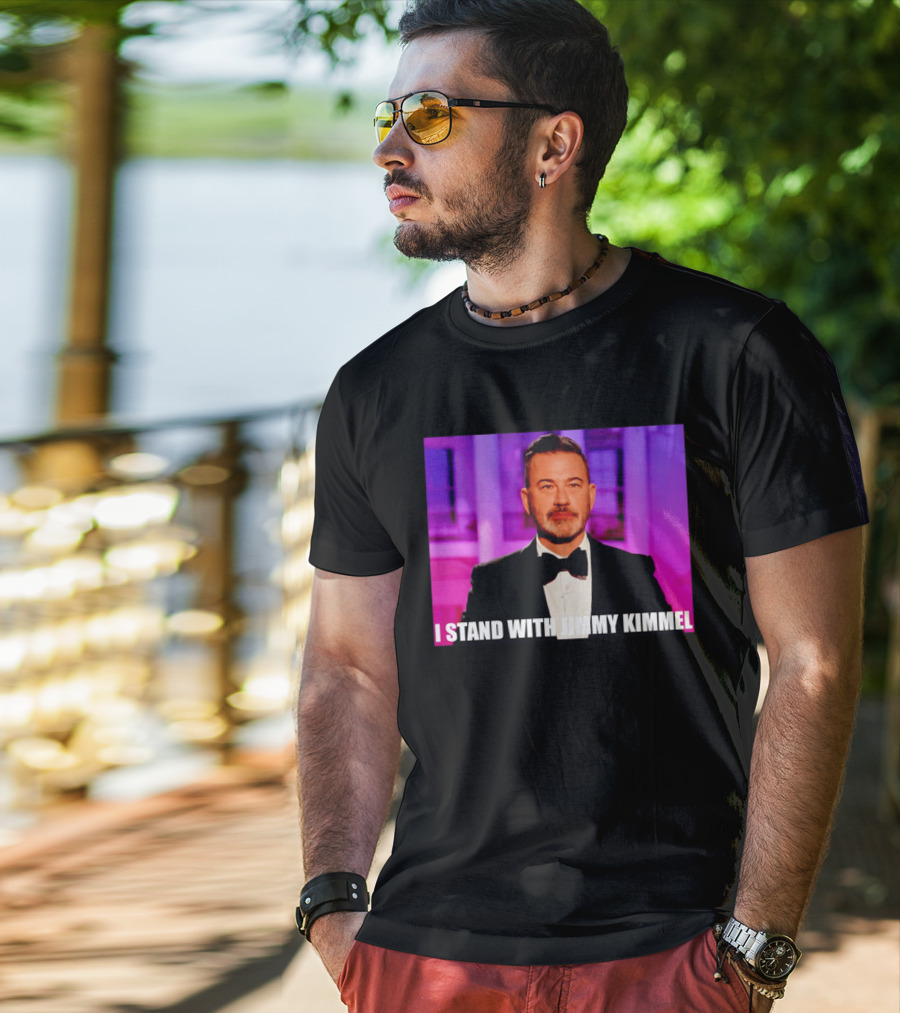 I Stand With Jimmy Kimmel Against Melania Trump T-Shirt