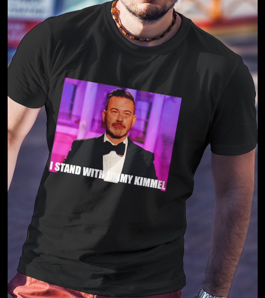 I Stand With Jimmy Kimmel Against Melania Trump T-Shirt