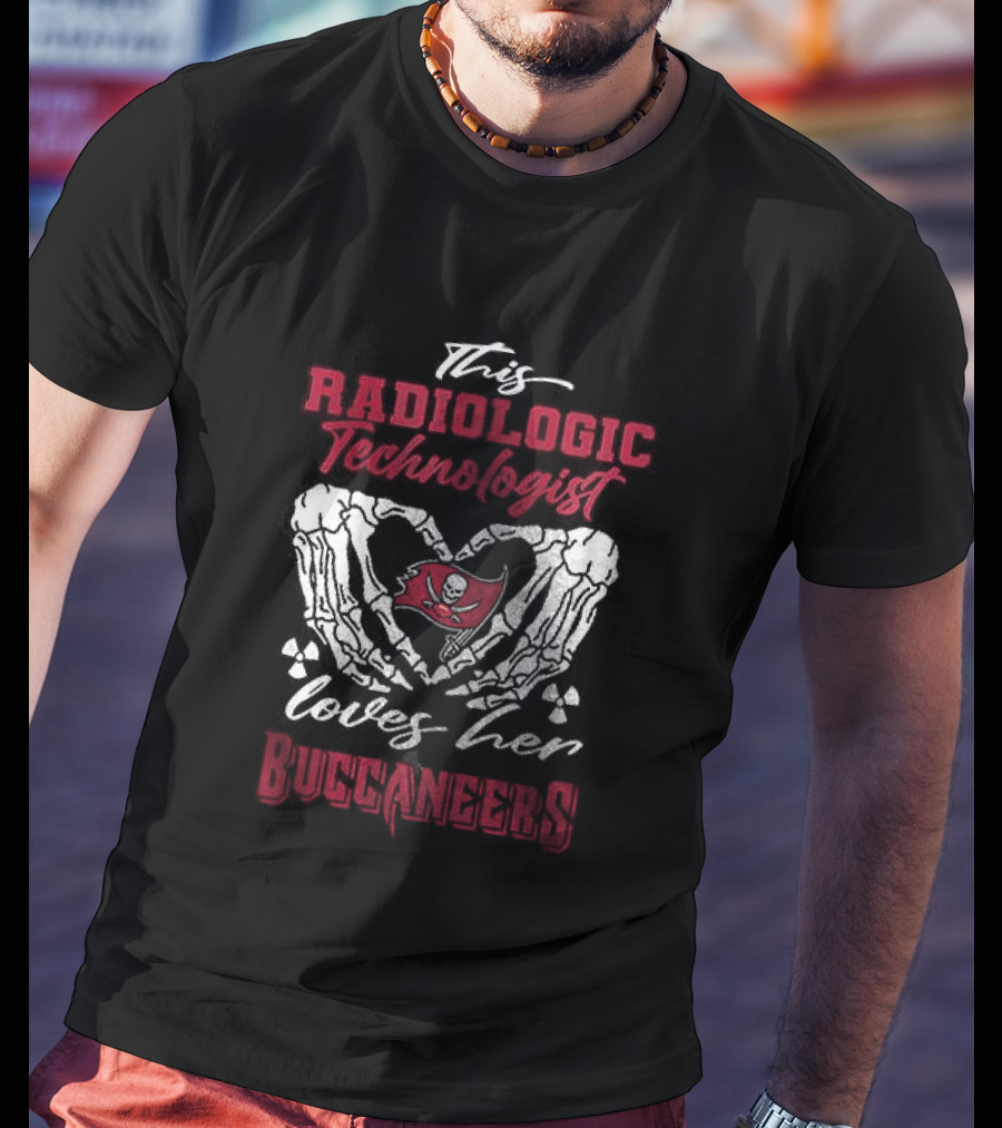 Tampa Bay Buccaneers Radiologic Technologist Loves Her Skeleton T-Shirt