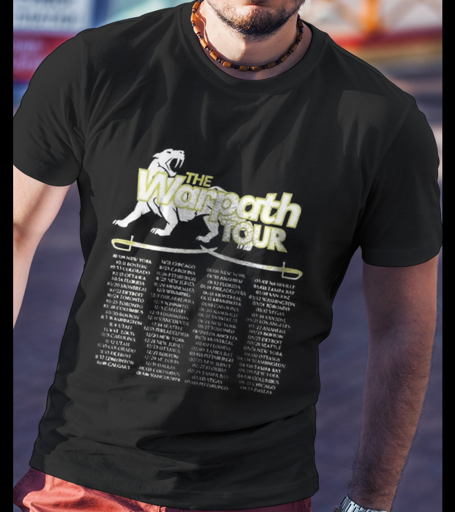 Warpath Tour Dates Schedule And Locations T-Shirt