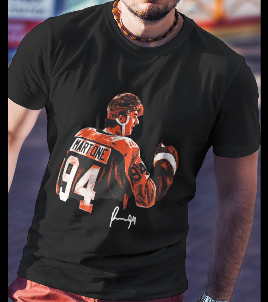 Porter Martone 94 Philadelphia Flyers Hockey NHL Player T-Shirt
