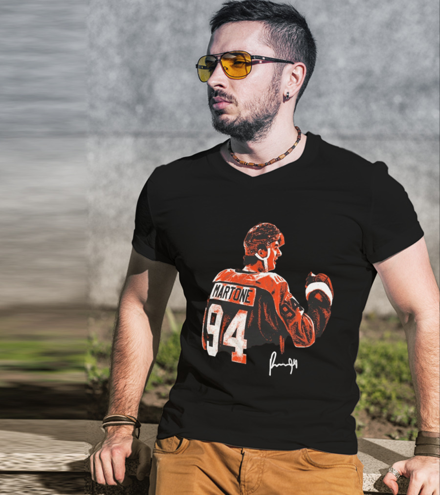 Porter Martone 94 Philadelphia Flyers Hockey NHL Player T-Shirt