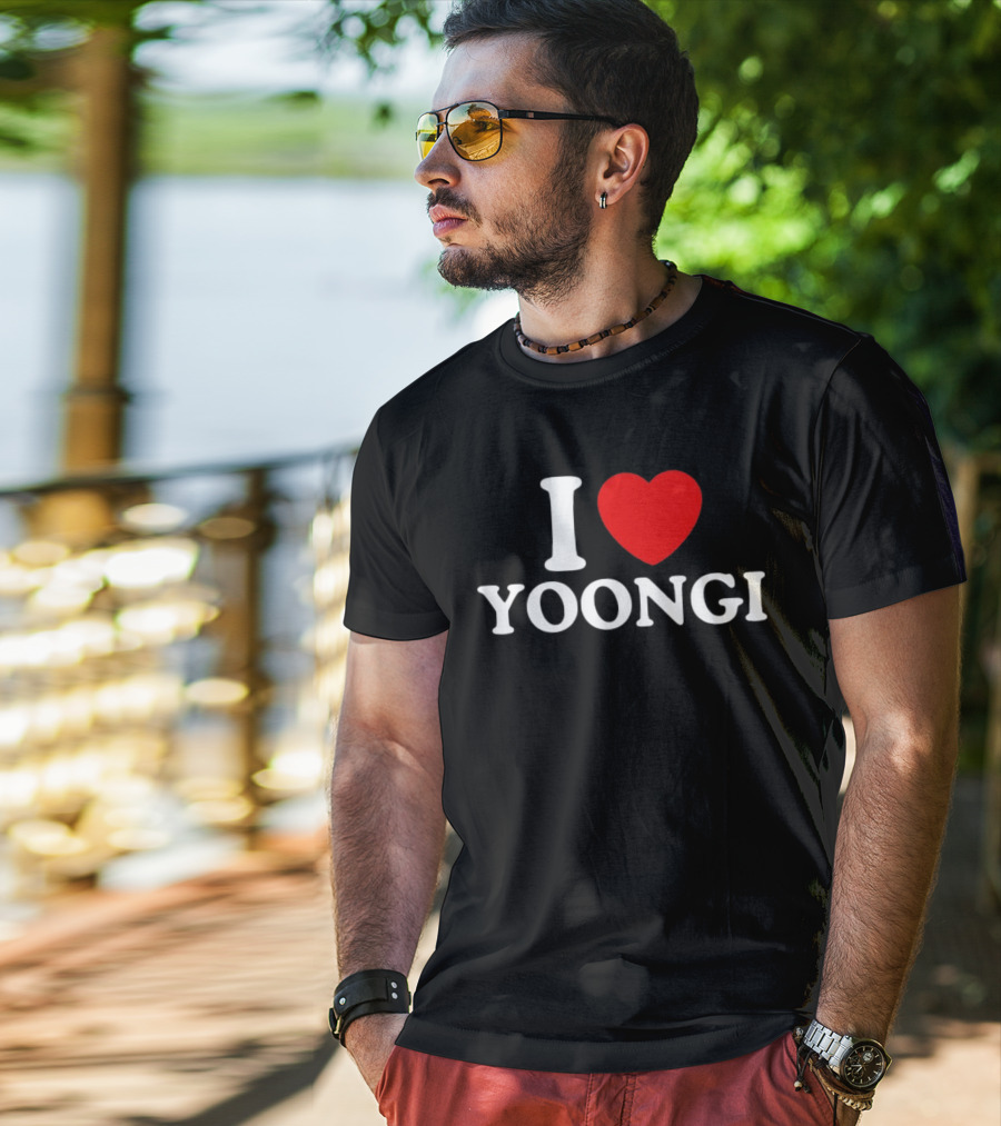 I Love Yoongi BTS Fan T-Shirt