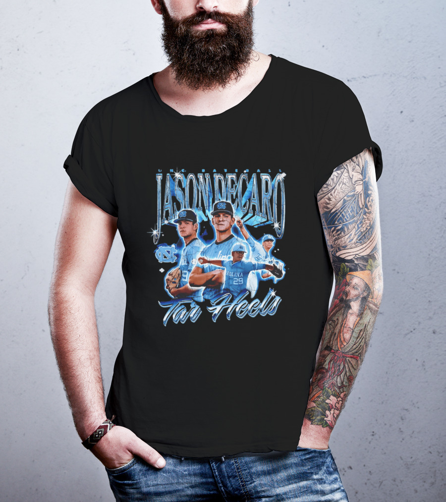 North Carolina Tar Heels Baseball Jason DeCaro T-Shirt