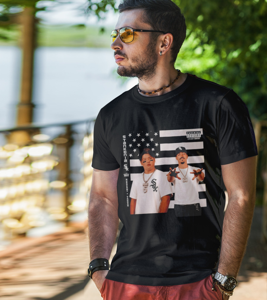 Murakami Munetaka Miguel Vargas Chicago White Sox Baseball American Flag Advisory 5 20 T-Shirt
