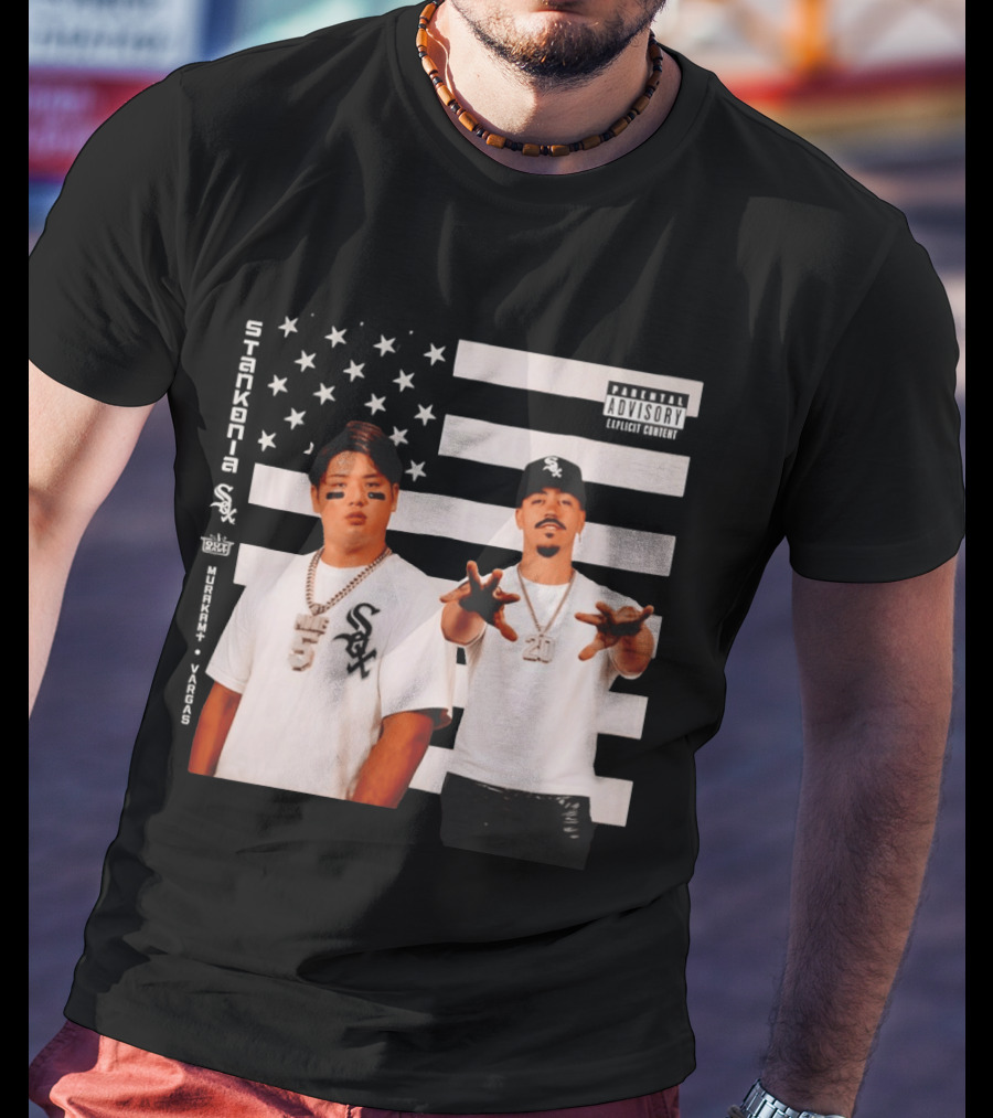 Murakami Munetaka Miguel Vargas Chicago White Sox Baseball American Flag Advisory 5 20 T-Shirt
