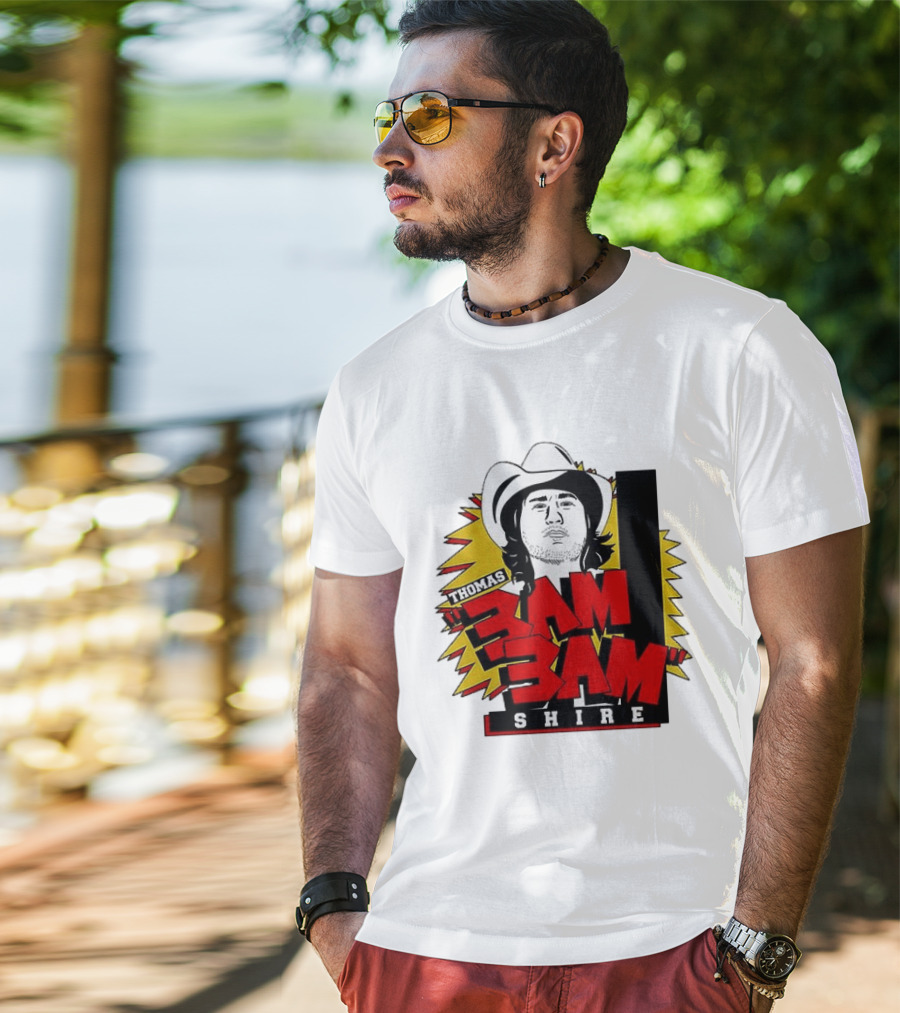 Thomas Shire 3AM 3AM Cowboy Hat Portrait Burst T-Shirt