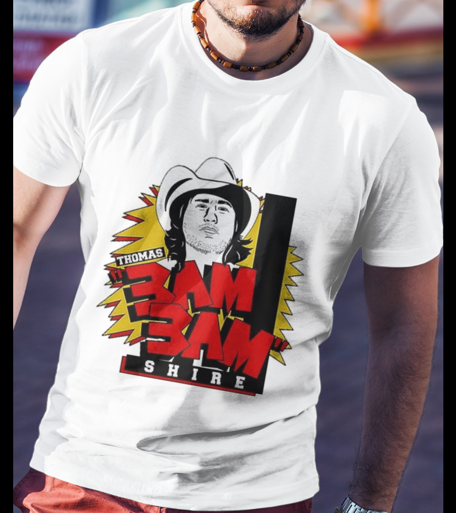 Thomas Shire 3AM 3AM Cowboy Hat Portrait Burst T-Shirt