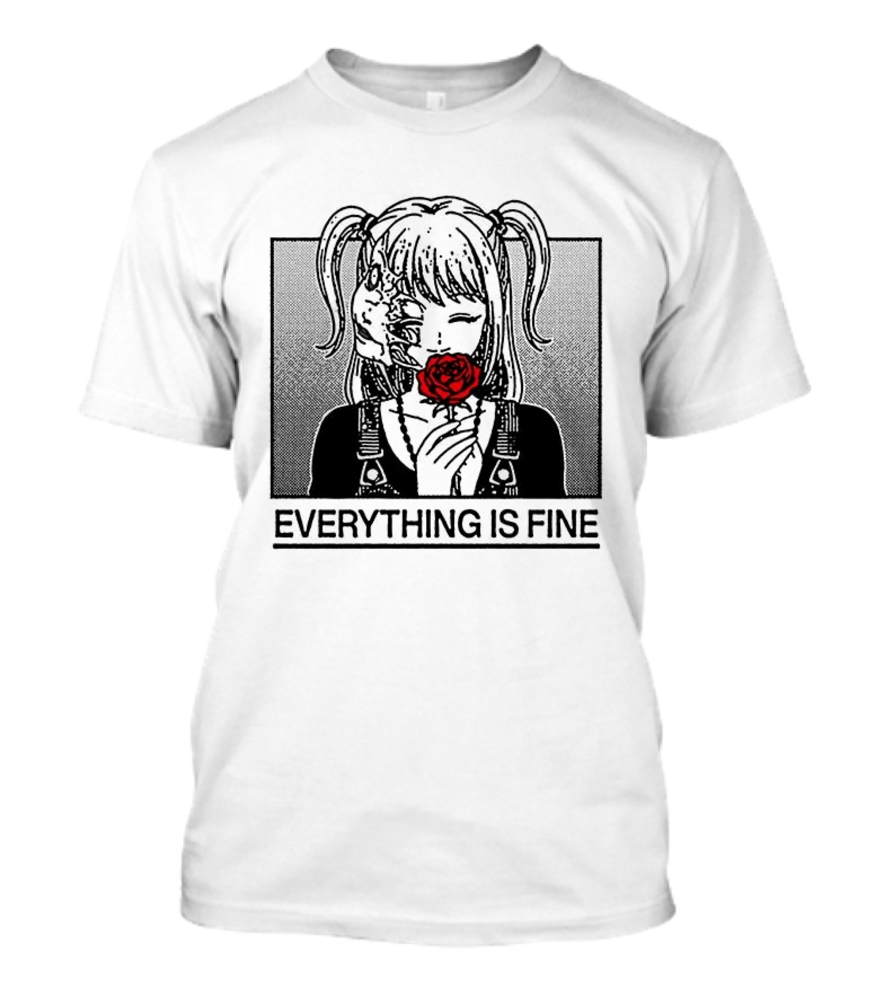 Tomie Kawakami Everything Is Fine Anime T-Shirt