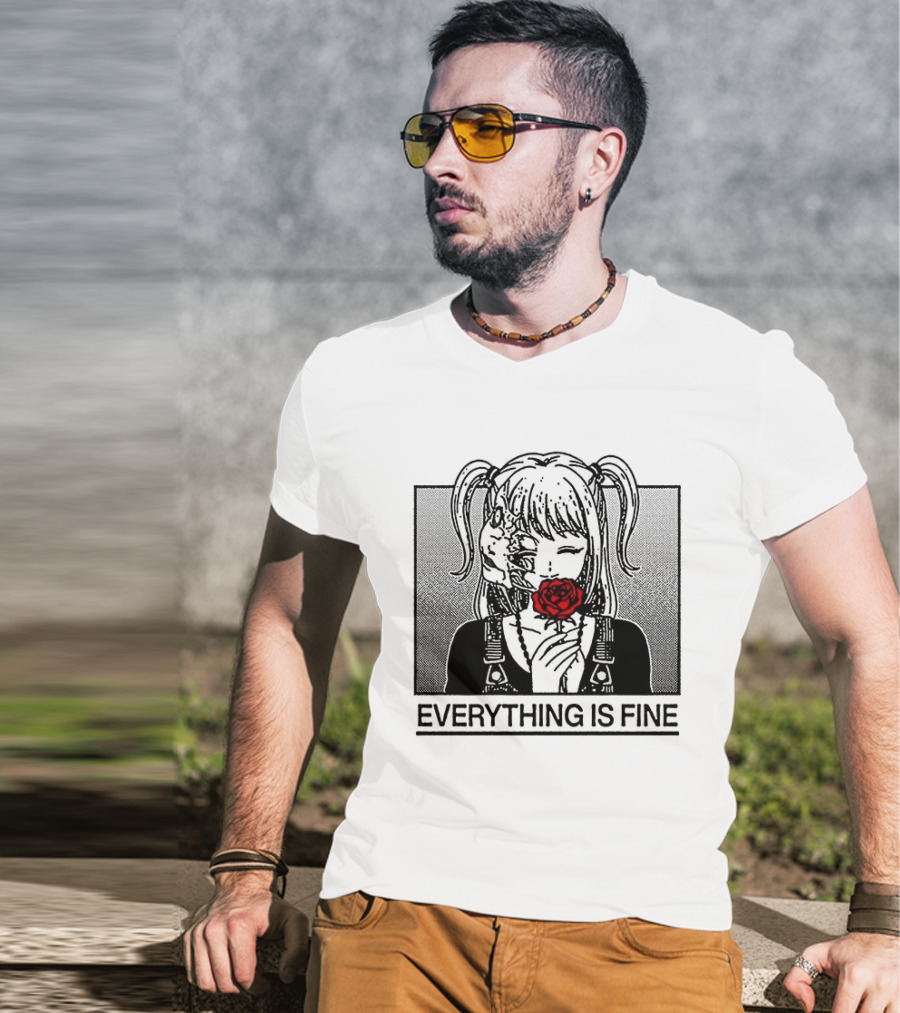 Tomie Kawakami Everything Is Fine Anime T-Shirt