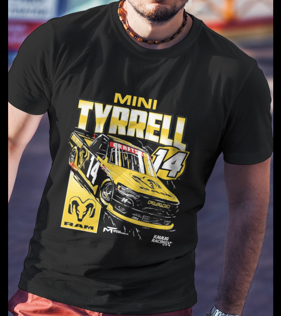 Mini Tyrell Kaulig Racing Ram NASCAR Craftsman 14 Car T-Shirt