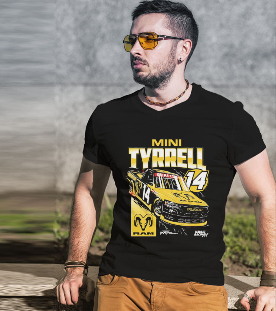 Mini Tyrell Kaulig Racing Ram NASCAR Craftsman 14 Car T-Shirt