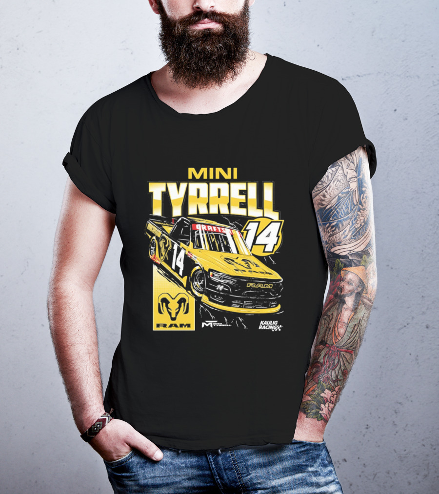 Mini Tyrell Kaulig Racing Ram NASCAR Craftsman 14 Car T-Shirt