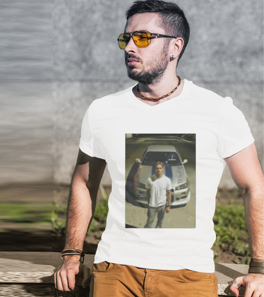 50th Birthday Archive 01 The Paul Walker Foundation Nissan Skyline R34 T-Shirt