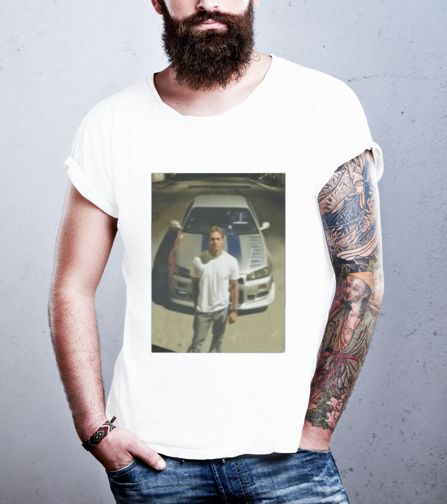 50th Birthday Archive 01 The Paul Walker Foundation Nissan Skyline R34 T-Shirt
