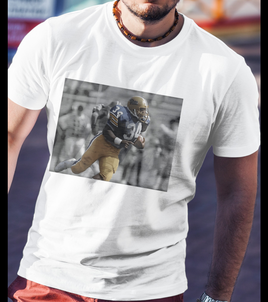 Craig Ironhead 34 Pittsburgh Panthers Football Legend T-Shirt