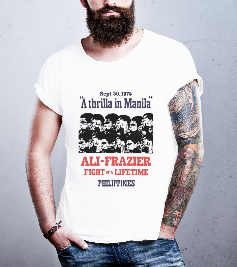 Rumble In The Jungle Ali Frazier Fight Of A Lifetime Philippines T-Shirt