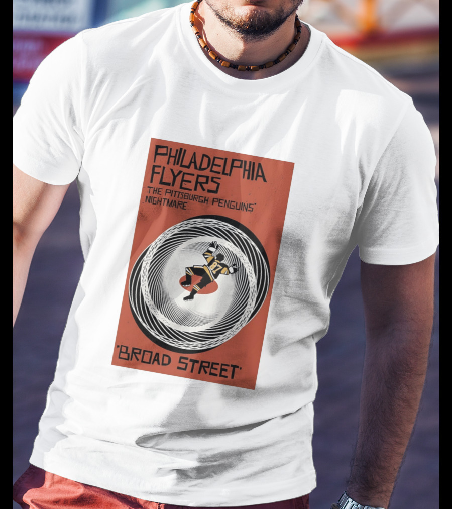 Philadelphia Flyers Broad Street Rivalry The Pittsburgh Penguins Nightmare T-Shirt