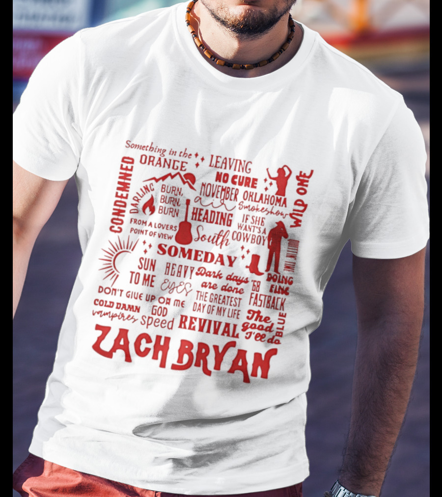 Zach Bryan Louisville Cardinals Heaven Tour 2026 Someday The Good I'll Do Revival Festive Cowboy Spirit T-Shirt