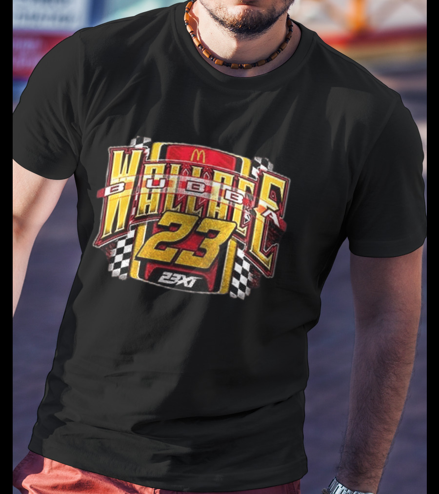 23XI Bubba Wallace McDonald's Racing 23 T-Shirt