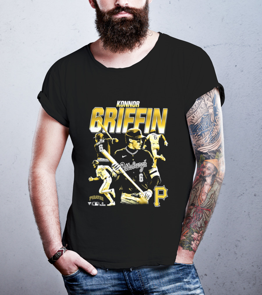 Pittsburgh Konnor Griffin 2026 Player Collage With Pirates T-Shirt