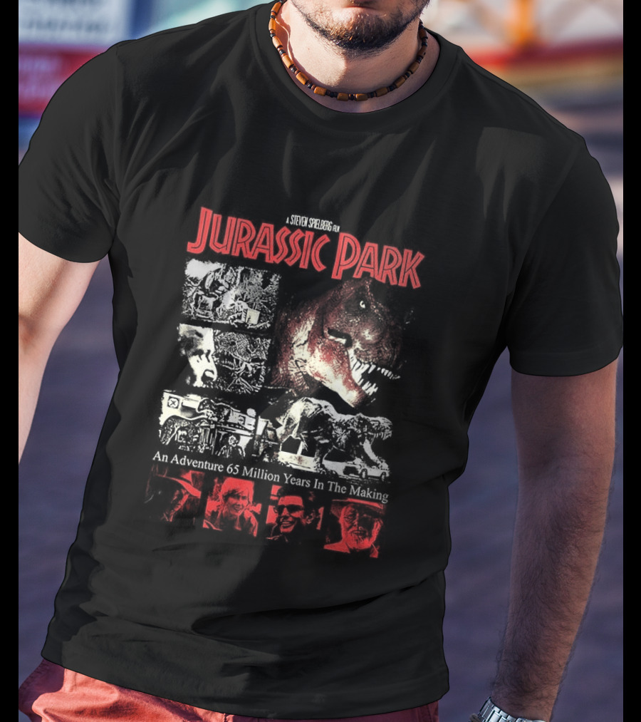 Jurassic Park Adventure 65 Million Years In The Making 1993 T-Shirt