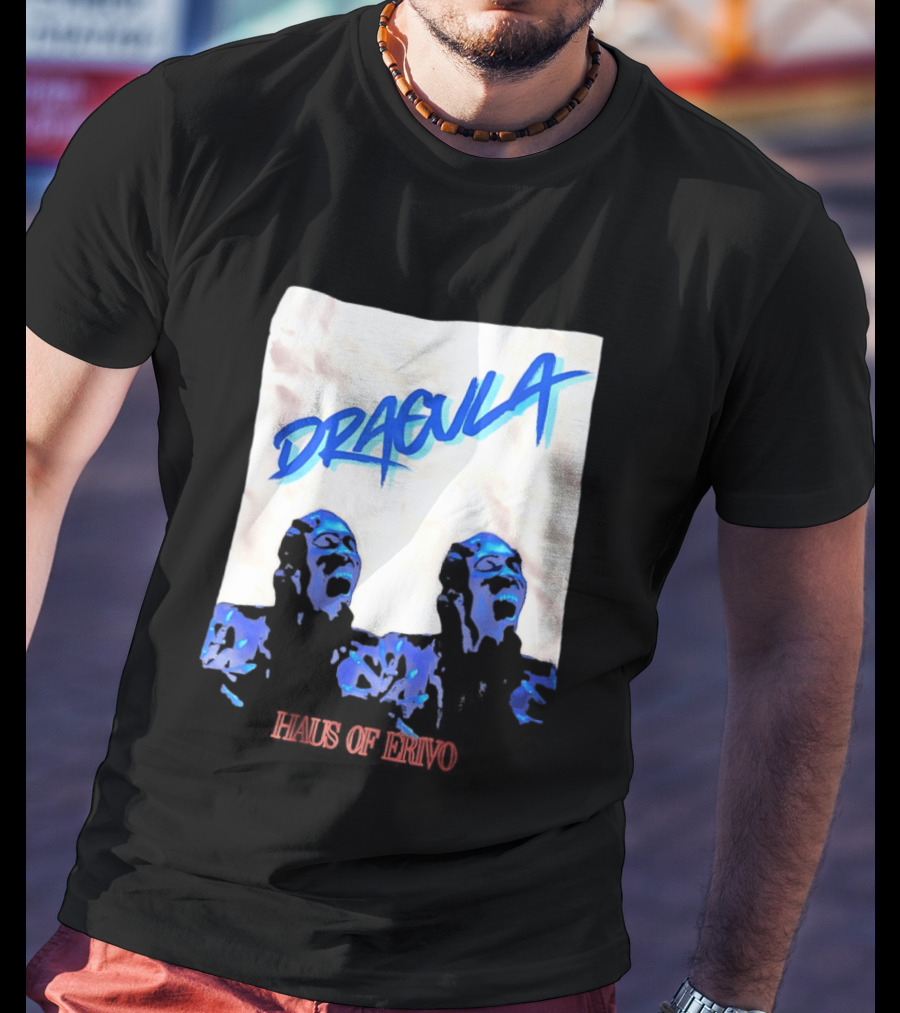 Cynthia Erivo Dracula Haus Of Erivo Blue Artistic T-Shirt
