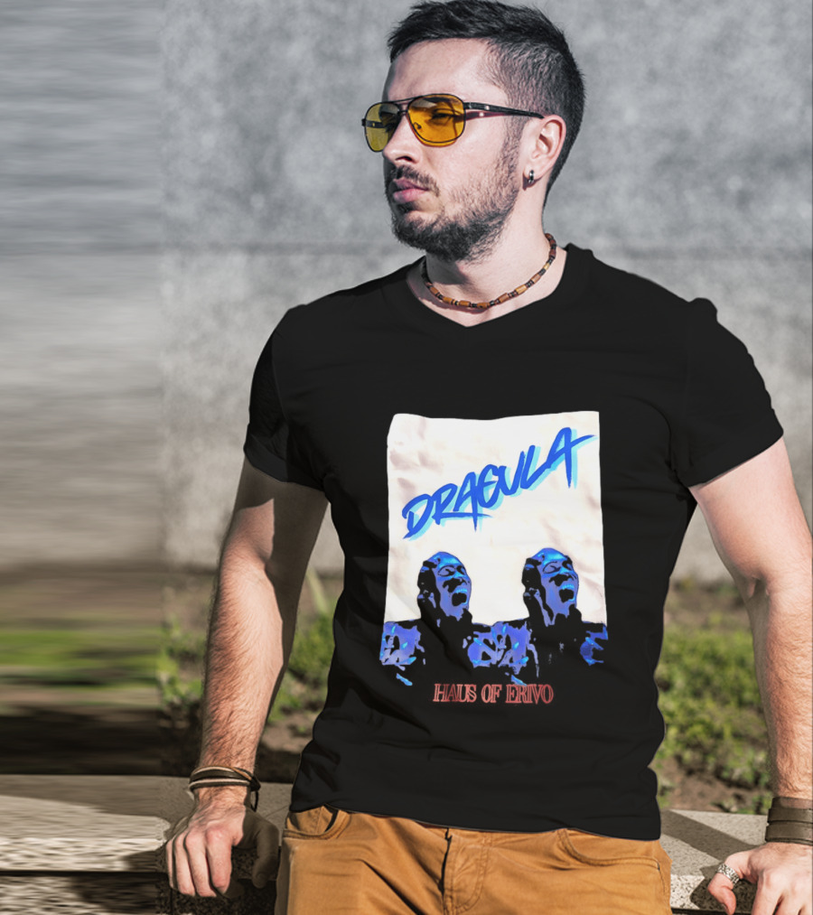 Cynthia Erivo Dracula Haus Of Erivo Blue Artistic T-Shirt