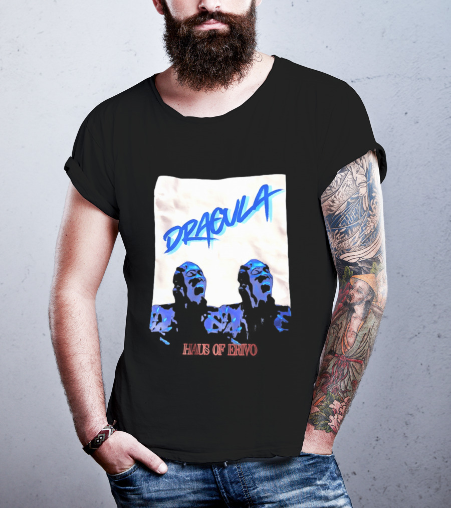 Cynthia Erivo Dracula Haus Of Erivo Blue Artistic T-Shirt