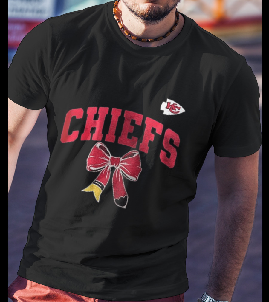 Kansas City Chiefs Retired Teacher Lover Ribbon T-Shirt